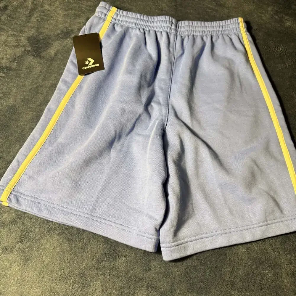 Converse Retro Side Stripe French Terry Shorts Open Sky Boys XL